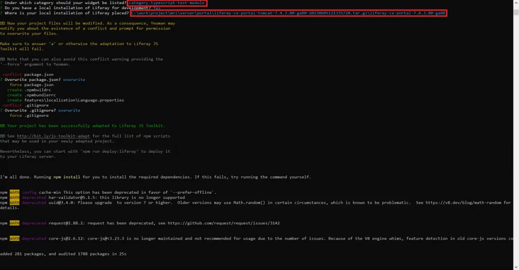 Configuring React with TypeScript Module for Widget List | TypeScript and React with Liferay Configuring React with TypeScript Module for Widget List