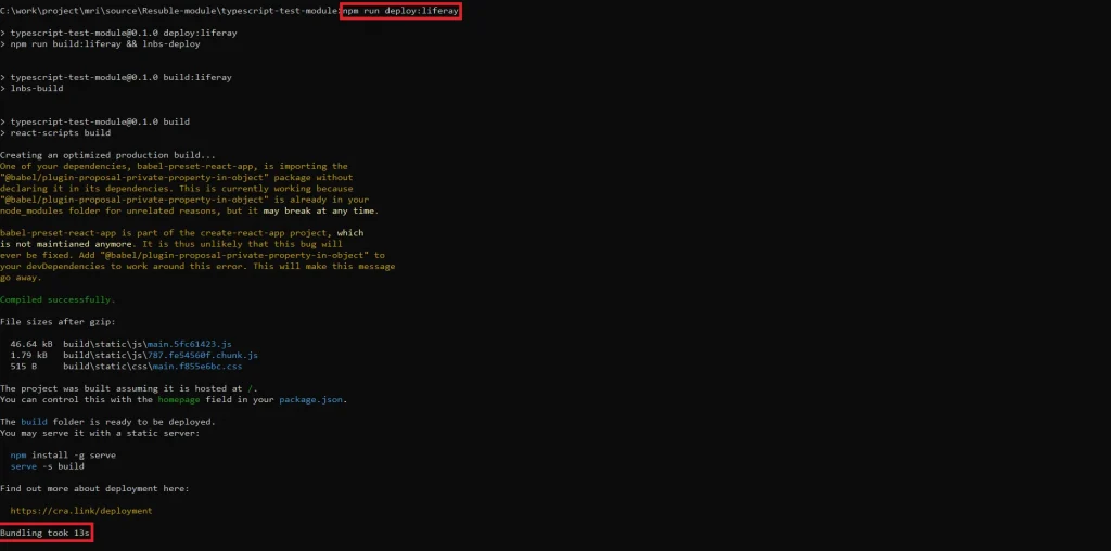 Deploying React with TypeScript Module to Liferay | TypeScript and React with Liferay Deploying React with TypeScript Module to Liferay