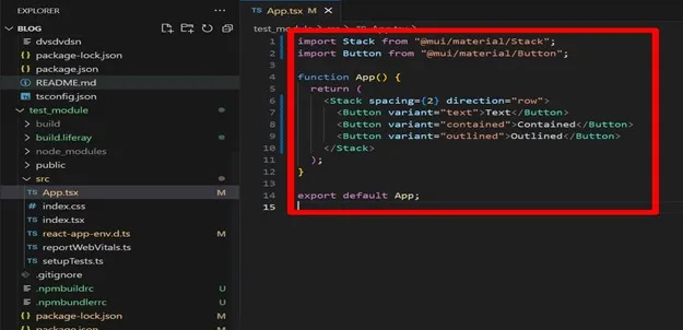Incorporating Material UI Components | Maximising Application Efficiency through Strategic Module Interdependencies in React Typescript with Liferay Incorporating Material UI Components