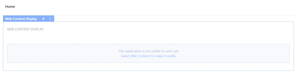 Retrieve web content on Home page