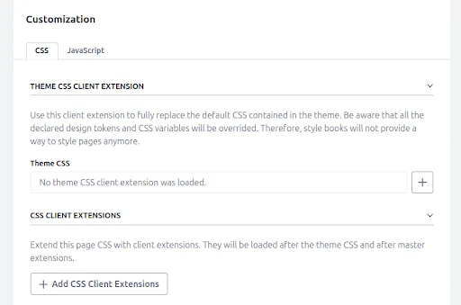 Add client extension