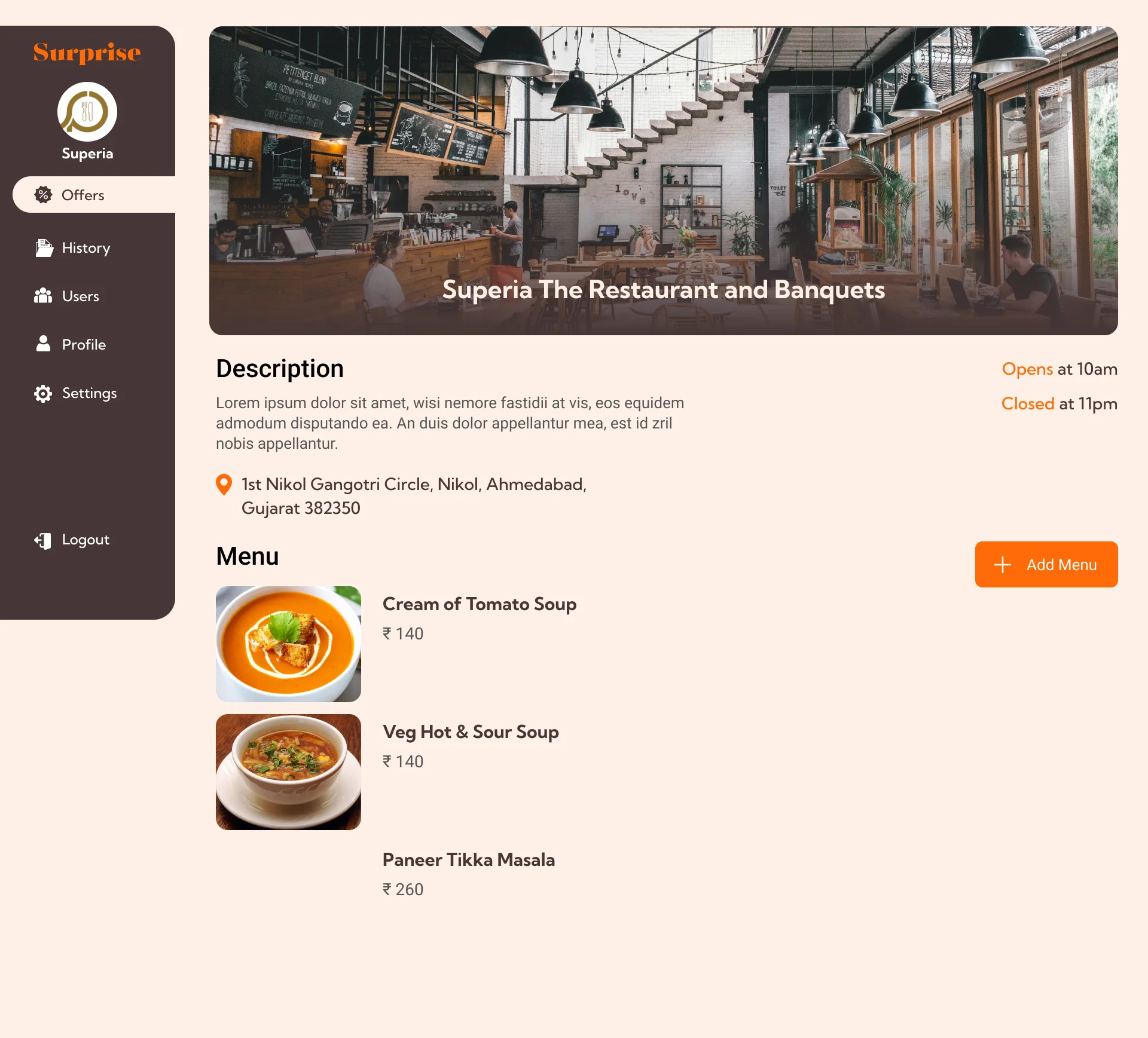 Restaurant Promotion Platform