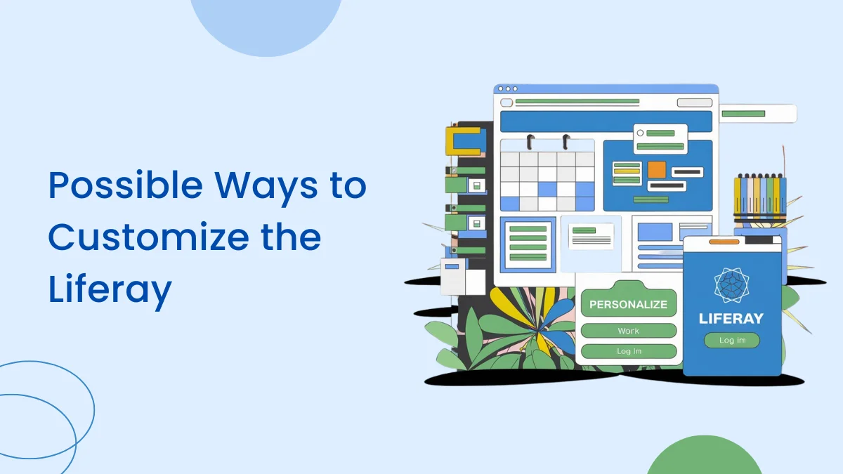 possible ways to customize the Liferay