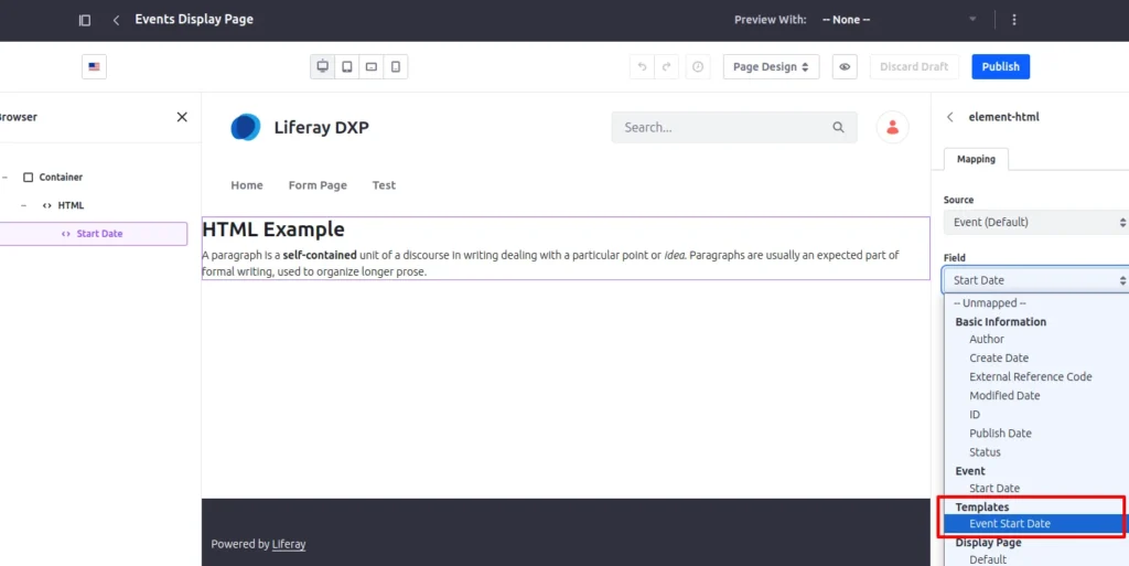 Map Info Template | Creating and Using Information Templates for Liferay Object Map_Info_Template