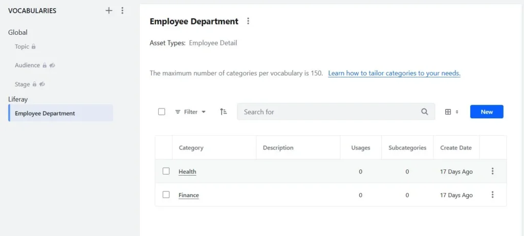 Categories in liferay | Powering Liferay Object Views Category-Based Filtering Categories in liferay