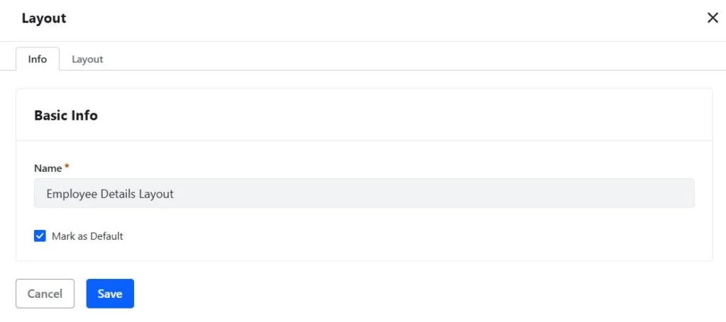 Mark the layout as default | Powering Liferay Object Views Category-Based Filtering Mark the layout as default