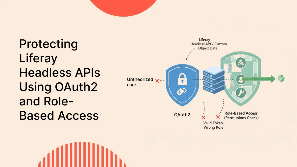 Protecting Liferay Headless APIs Using OAuth2 and Role-Based Access