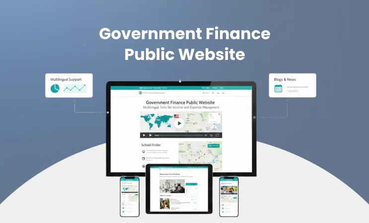 Government Finance Public Website _ Multilingual Tools for Income and Expense Management